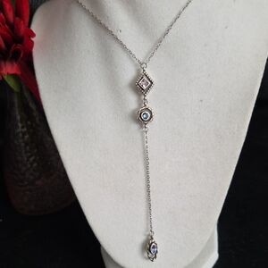 Brighton Elegant Silver Necklace with Swavorski Crystal Accents